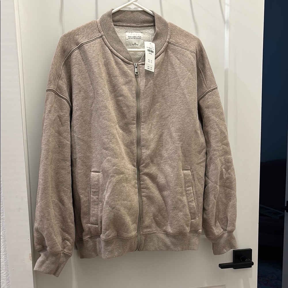 Abercrombie & Fitch Tan Bomber Jacket
